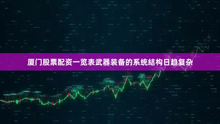 厦门股票配资一览表武器装备的系统結构日趋复杂